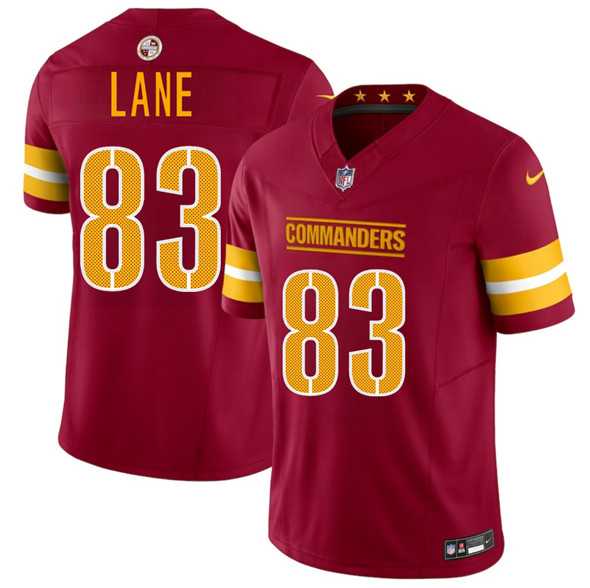Men & Women & Youth Washington Commanders #83 Jaylin Lane Burgundy 2025 Draft F.U.S.E. Vapor Limited Stitched Jersey->washington commanders->NFL Jersey